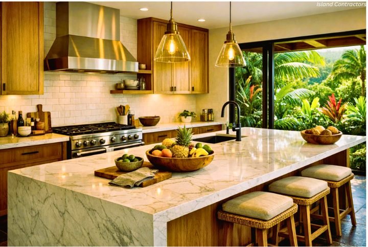 Open-concept Oʻahu kitchen renovation